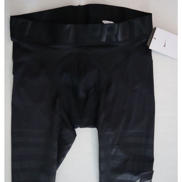 Nike Pro 812988 010 Men's Sz Medium Black Hyperrecovery Compression Tights $150 - Picture 4 of 10